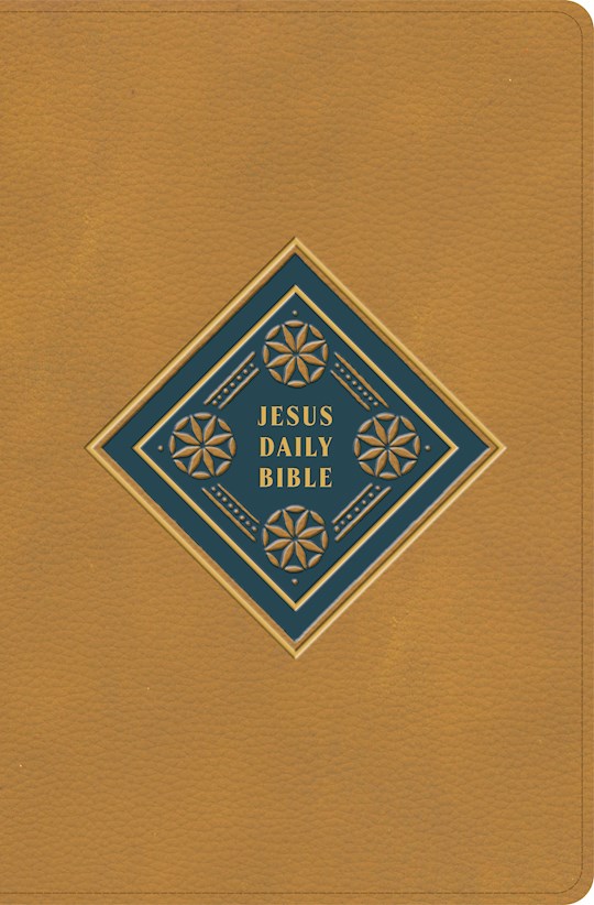 Shop The Word: Csb Jesus Daily Bible-camel Leathertouch - By 