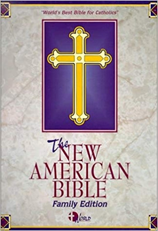 NABRE Catholic Family Bible-Burgundy Imitation Leather | SHOPtheWORD