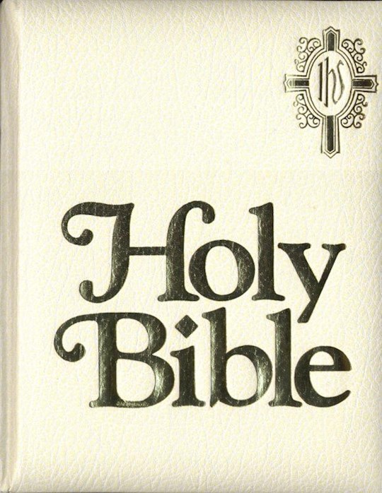 NABRE Catholic Family Bible-White Imitation Leather | SHOPtheWORD