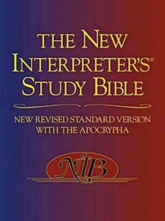 NRSV New Interpreter's Study Bible w/Apocrypha-Hardcover | SHOPtheWORD