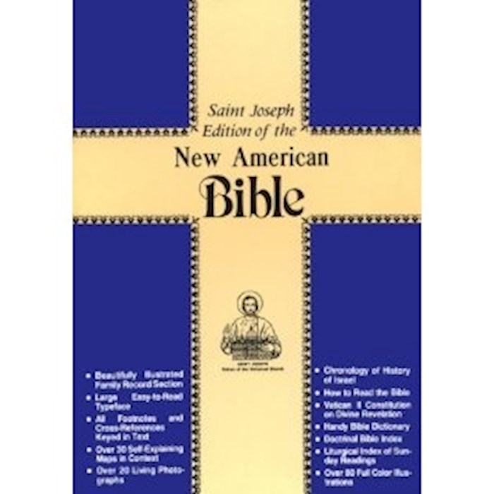 NABRE St. Joseph Edition Medium Size Gift Bible-Brown Bonded Leather | SHOPtheWORD
