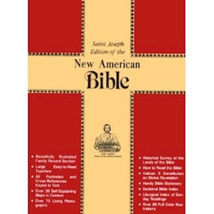 NABRE St. Joseph Edition Full Size Gift Bible-Brown Bonded Leather | SHOPtheWORD