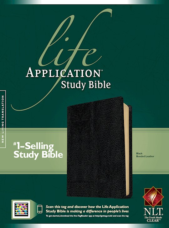 NLT Life Application Study Bible (Second Edition)-Black Bonded Leather (Not Available-Out Of Print) | SHOPtheWORD