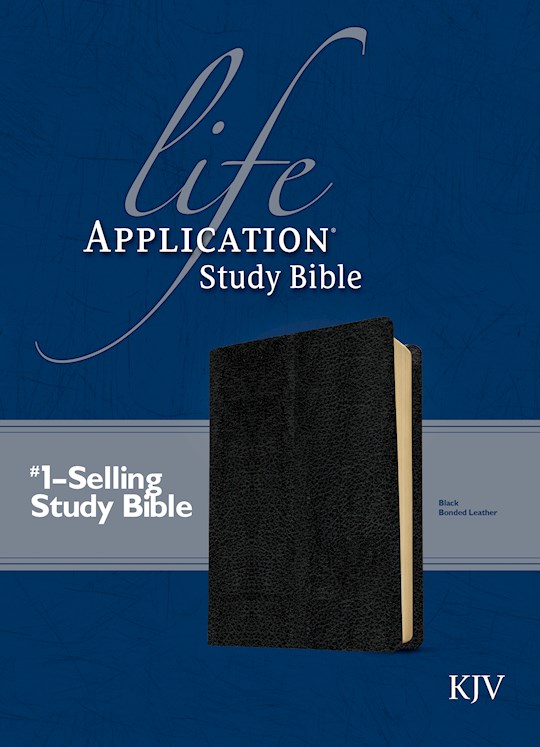 KJV Life Application Study Bible-Black Bonded Leather | SHOPtheWORD