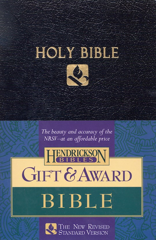 NRSV Gift And Award Bible-Black Imitation Leather | SHOPtheWORD