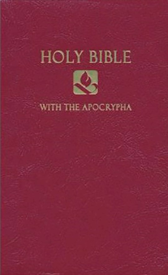 NRSV Pew Bible w/Apocrypha-Burgundy Hardcover | SHOPtheWORD