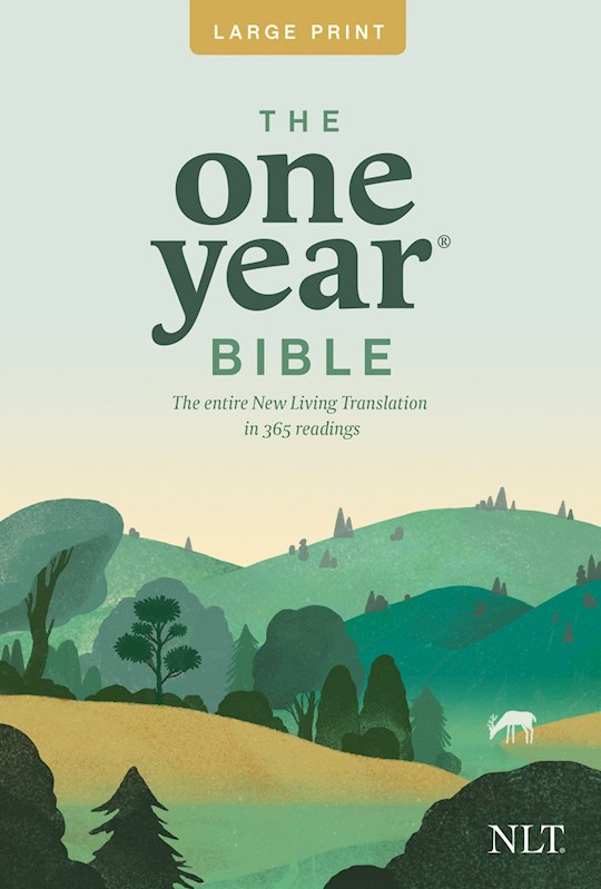 Shop The Word NLT The One Year Bible Slimline Large Print Softcover   348735 1 