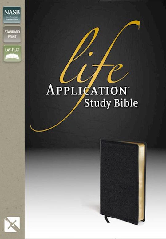 NASB Life Application Study Bible-Black Bonded Leather | SHOPtheWORD