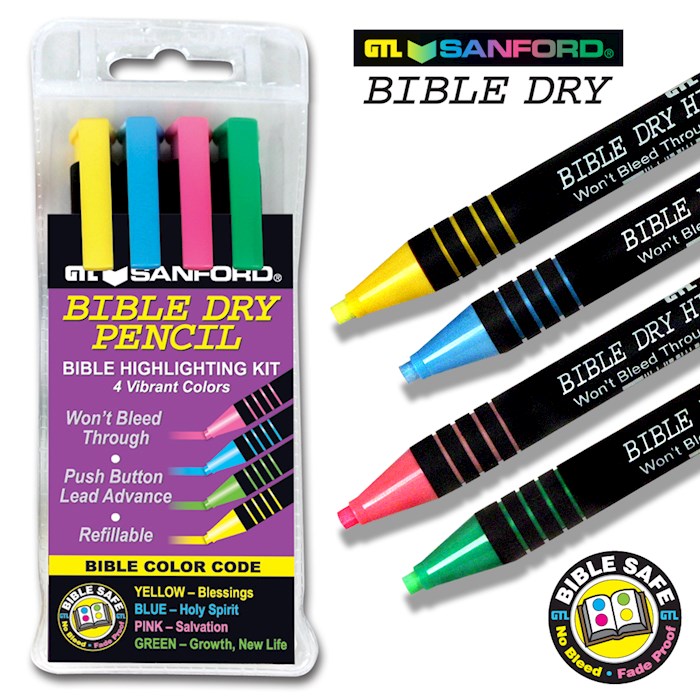 Highlighter - Accu - Gel Bible Hi - Glider (3PK) - Yellow/Green/Pk