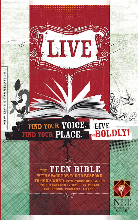NLT Live Teen Bible-Hardcover | SHOPtheWORD