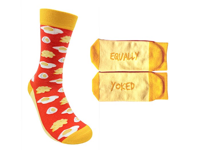 Socks-Equally Yoked (Fits Men Sizes 8-13 & Women 9 & Up) | SHOPtheWORD