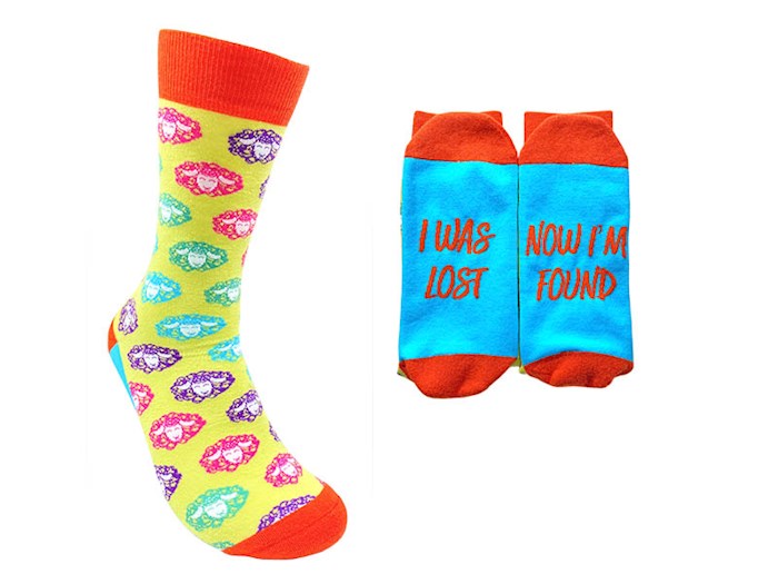 Socks-Lost And Found (Fits Men Sizes 8-13 & Women 9 & Up) | SHOPtheWORD