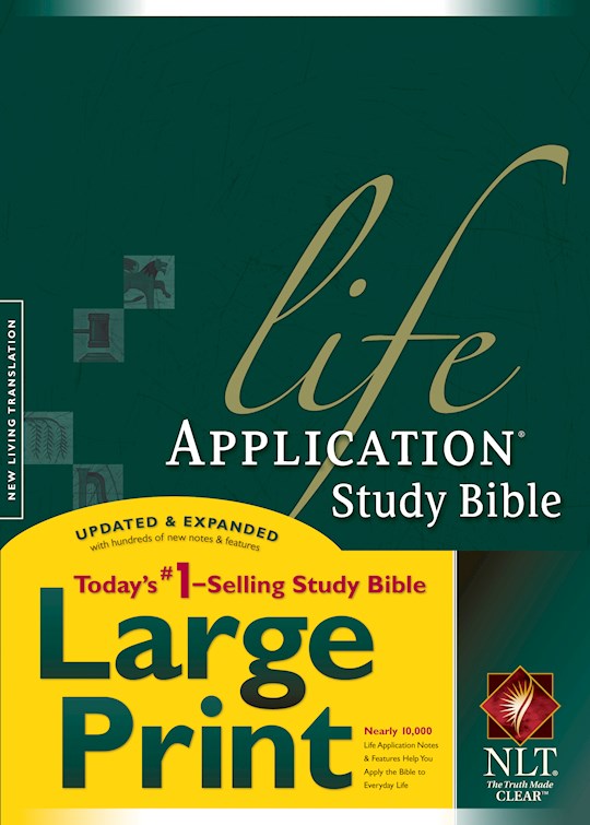 NLT Life Application Study Bible/Large Print-Hardcover Indexed | SHOPtheWORD