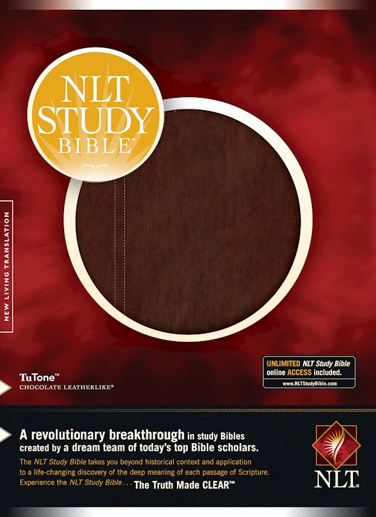 NLT Study Bible-Chocolate/Chocolate TuTone (Not Available-Out Of Print) | SHOPtheWORD