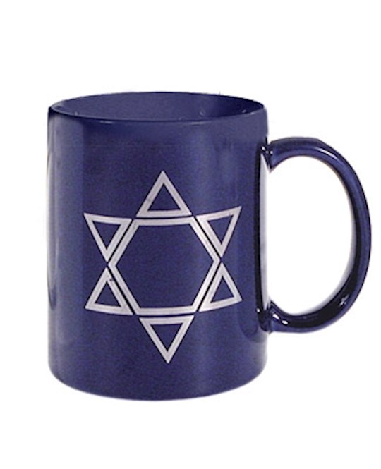 Mug-Star of David-Blue (12 Oz) | SHOPtheWORD