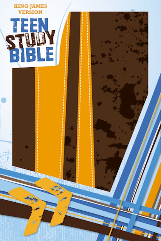 KJV Teen Study Bible-Burnt Orange/Fudge DuoTone | SHOPtheWORD