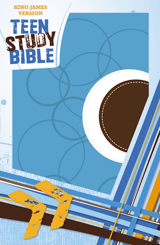 KJV Teen Study Bible-Sky Blue/Fudge DuoTone | SHOPtheWORD