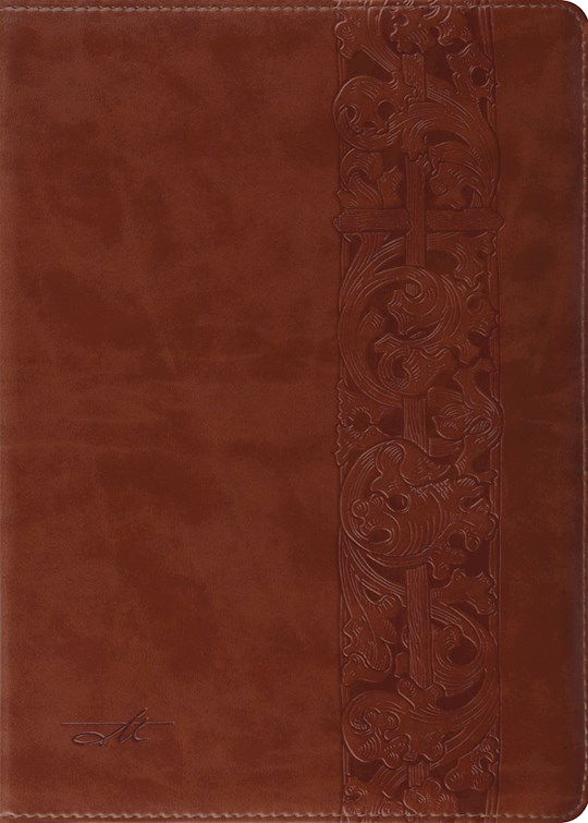 Esv Macarthur Study Bible-Brown/Woodcut Trutone | SHOPtheWORD