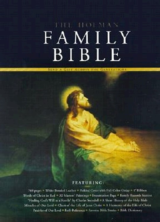 KJV Holman Family Bible-White Bonded Leather | SHOPtheWORD