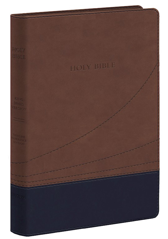 KJV Large Print Thinline Reference Bible-Cocoa/Black Flexisoft (Value Price) | SHOPtheWORD
