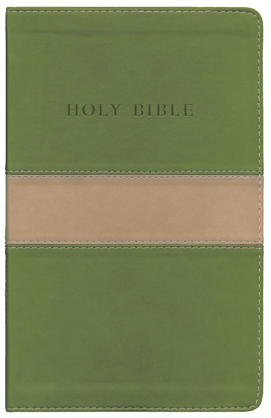 KJV Personal Size Giant Print Reference Bible-Tan/Olive Flexisoft (Value Price) | SHOPtheWORD