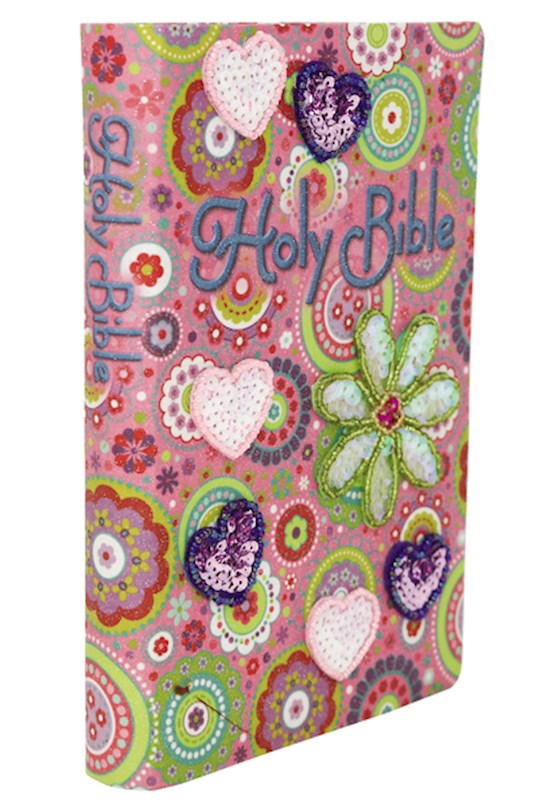 ICB Shiny Sequin Bible-Pink Paper Over Board | SHOPtheWORD