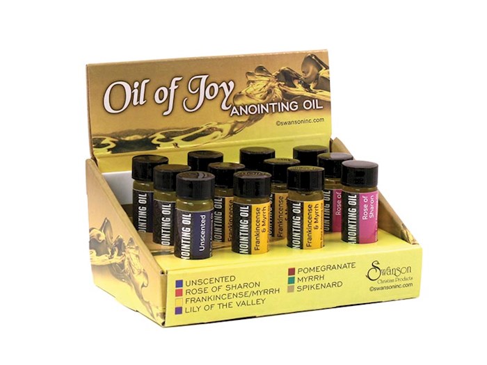 Anointing Oil - Unscented Boxed Display - 1/4oz