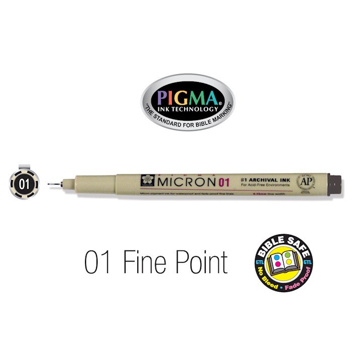 Shop the Word: Pen-Pigma Micron Pen (05)-Black - (0084511306448) : Gift