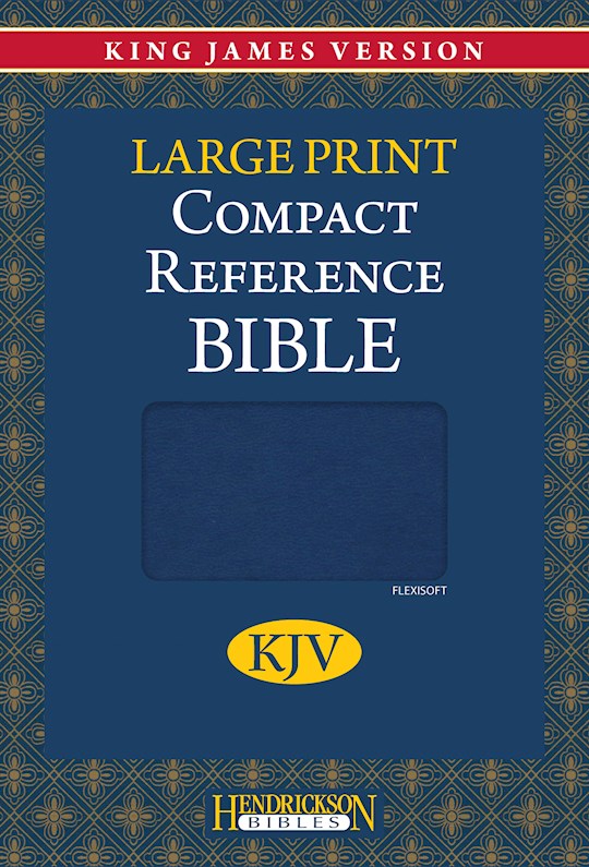 KJV Large Print Compact Reference Bible-Blue Flexisoft (Value Price) | SHOPtheWORD