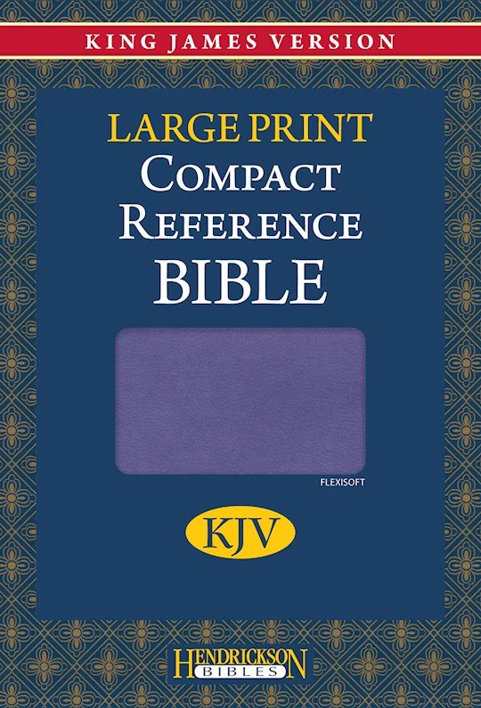 KJV Large Print Compact Reference Bible-Lilac Flexisoft (Value Price) | SHOPtheWORD