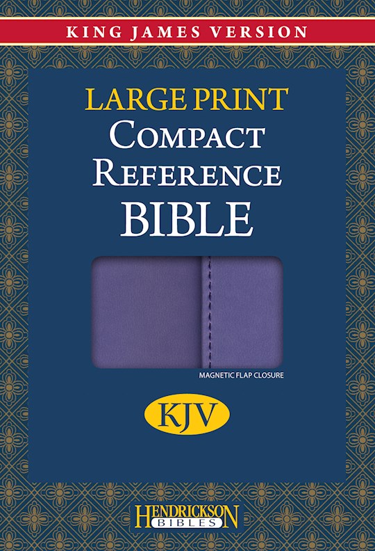 KJV Large Print Compact Reference Bible-Lilac Flexisoft w/Magnetic Flap (Value Price) | SHOPtheWORD