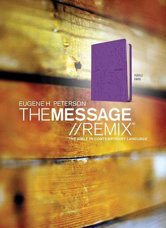 The Message Remix 2.0 (Numbered Edition)-Purple Swirl LeatherLook | SHOPtheWORD
