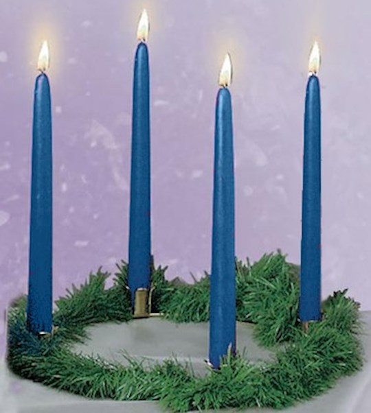 blue advent wreath