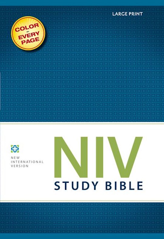 NIV Study Bible/Large Print-Hardcover | SHOPtheWORD