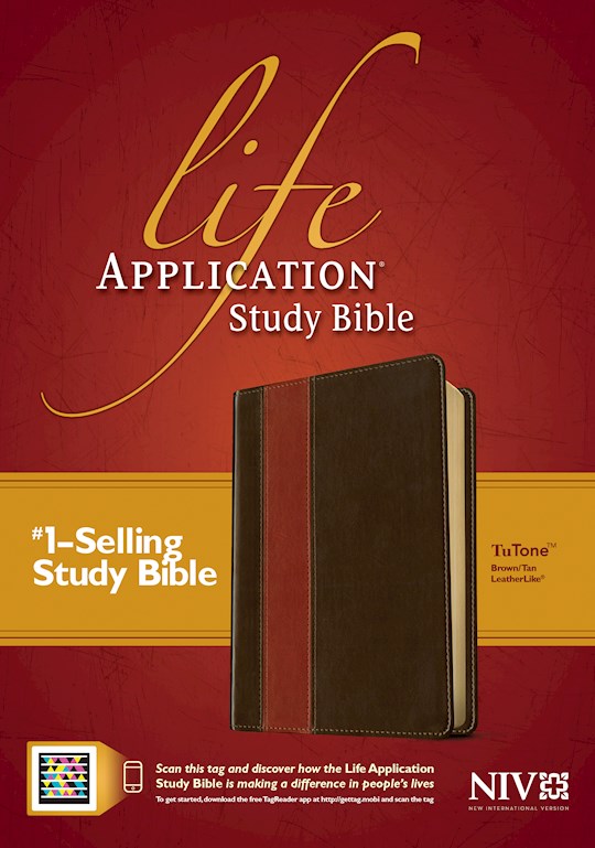 NIV Life Application Study Bible (Second Edition)-Brown/Tan TuTone Indexed | SHOPtheWORD
