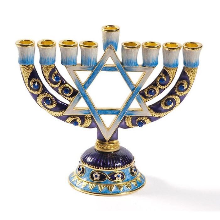 Shop the Word: Menorah-Star Of David Hanukkah (9 Branched) (6.25 ...