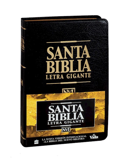 Span-NIV Giant Print Bible-Black Imitation Leather | SHOPtheWORD