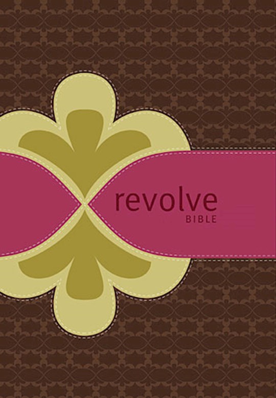 NCV Revolve Bible-Chocolate/Raspberry/Biscuit LeatherSoft | SHOPtheWORD