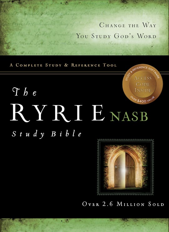 NASB Ryrie Study Bible-Black Bonded Leather | SHOPtheWORD