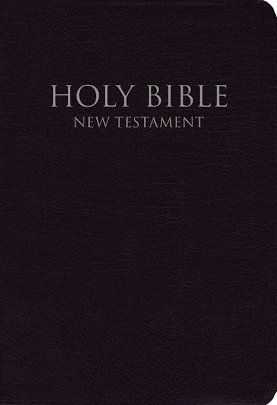 NIV Shirt Pocket New Testament-Black Leather-Look | SHOPtheWORD