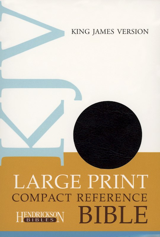 KJV Large Print Compact Reference Bible-Black Flexisoft (Value Price) | SHOPtheWORD