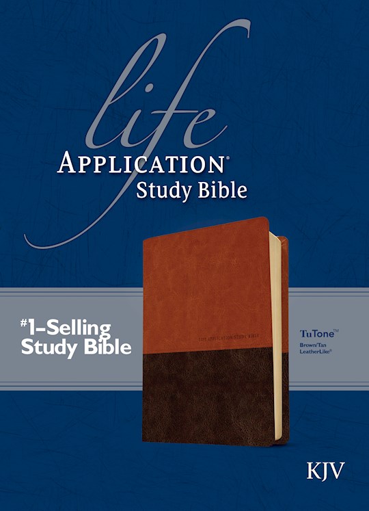 KJV Life Application Study Bible-Brown/Tan TuTone | SHOPtheWORD