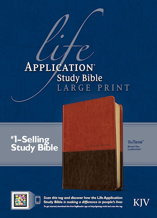 KJV Life Application Study Bible/Large Print-Brown/Tan TuTone | SHOPtheWORD