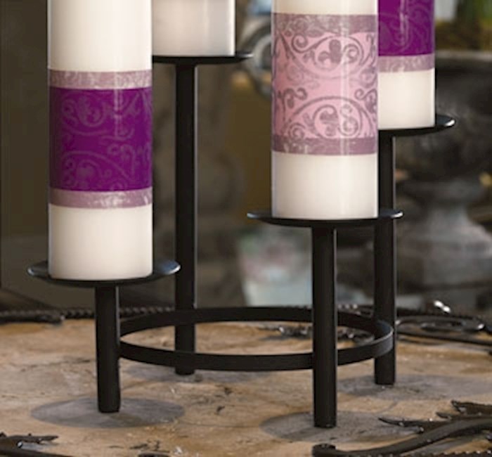 Advent Tier Holder-Black Metal-14 x 10-1/2 | SHOPtheWORD