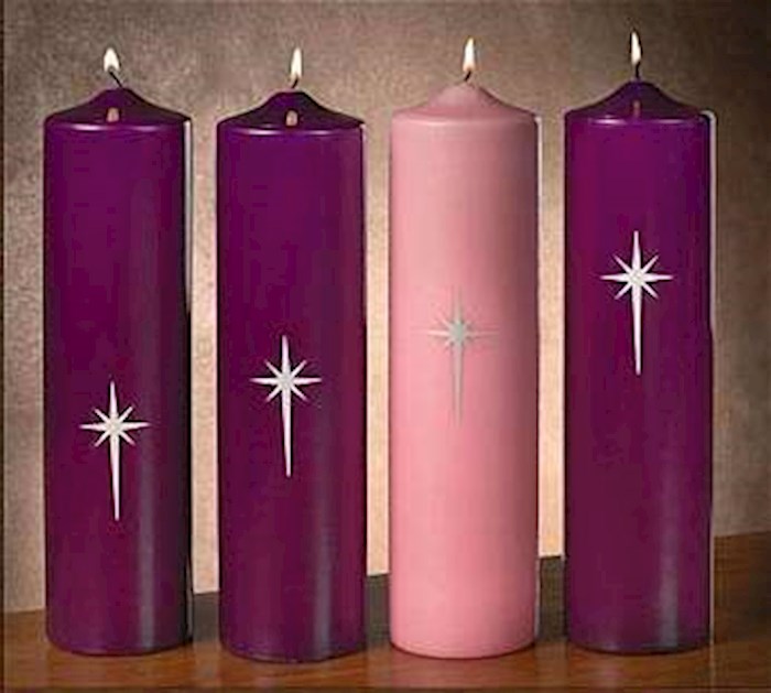Candle-Advent Set-Star Of Bethlehem-3