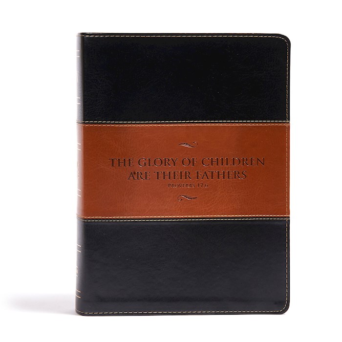 KJV Study Bible (Full-Color) (Father's Edition)-Black/Tan LeatherTouch | SHOPtheWORD