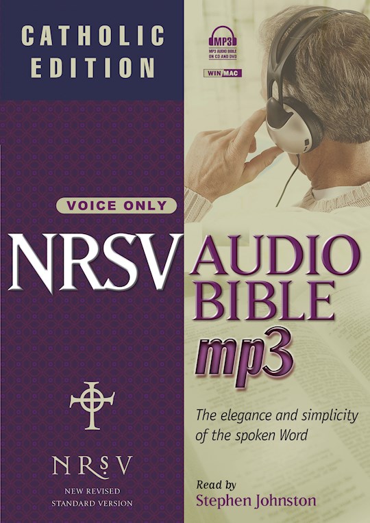Audio CD-NRSV Complete Bible On MP3: Catholic Edition (Voice Only) (DVD + 4 CD) | SHOPtheWORD