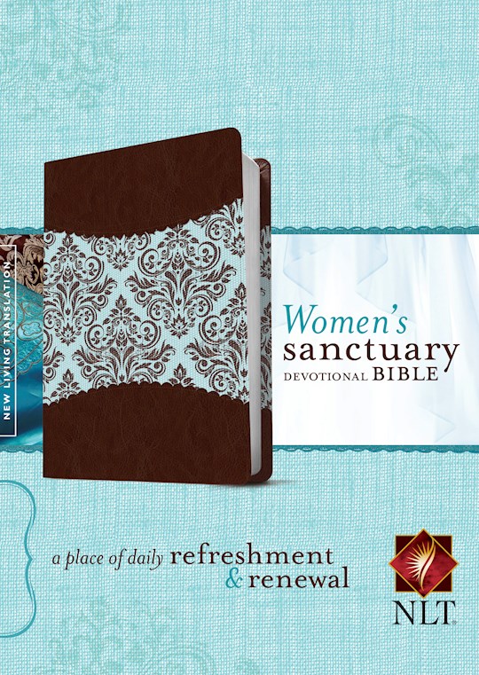 NLT Women's Sanctuary Devotional Bible-Espresso | SHOPtheWORD