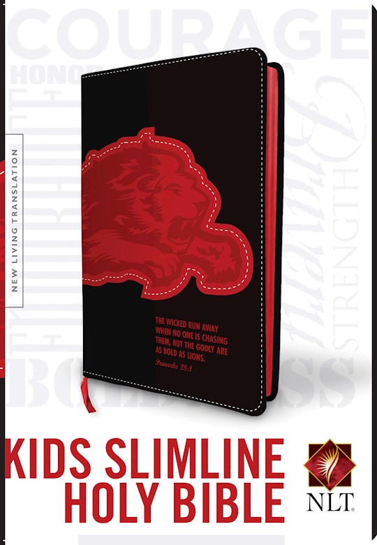 NLT Kids Slimline Bible-Black/Red TuTone (Not Available-Out Of Print) | SHOPtheWORD