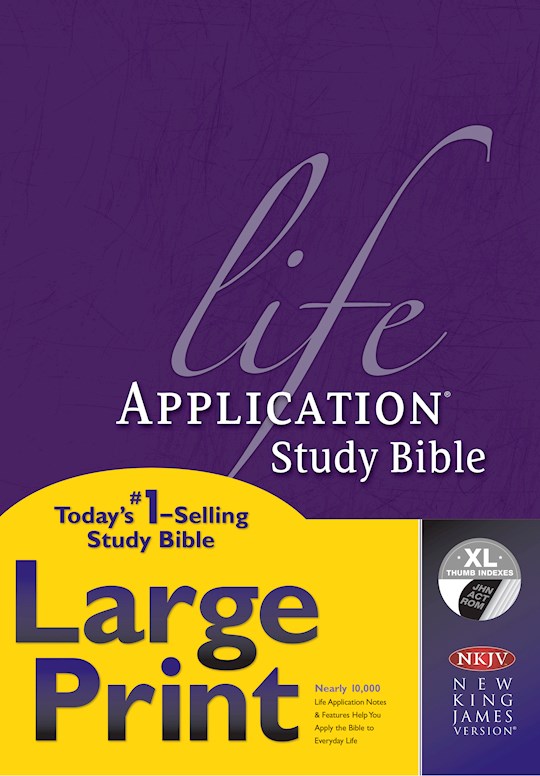 NKJV Life Application Study Bible/Large Print-Hardcover Indexed | SHOPtheWORD